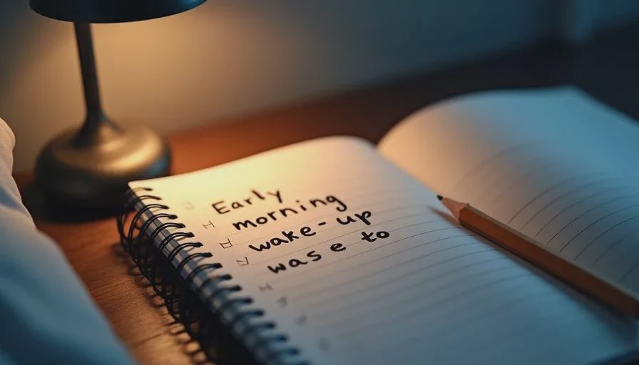 logging nightly wake-ups in a notebook during a 2 year old sleep regression