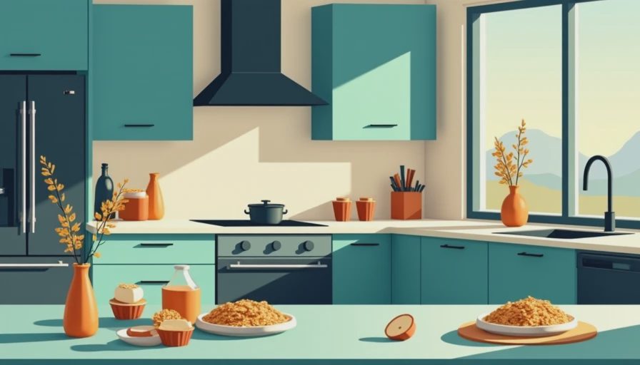 Illustration for banana muffins healthy oatmeal