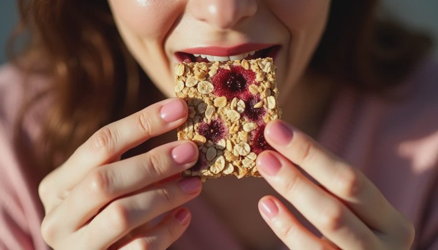 Illustration for breakfast bars recipe healthy