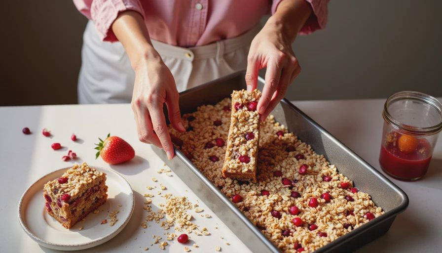 Visual context for breakfast bars recipe healthy
