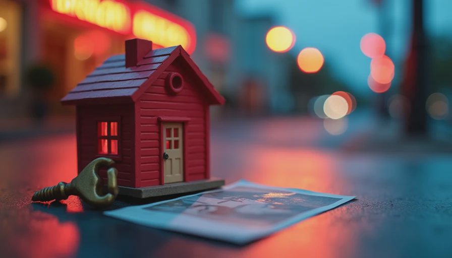 Visual context for childhood home