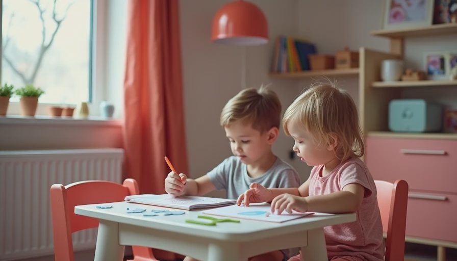 Visual context for sticker books for 2 year olds