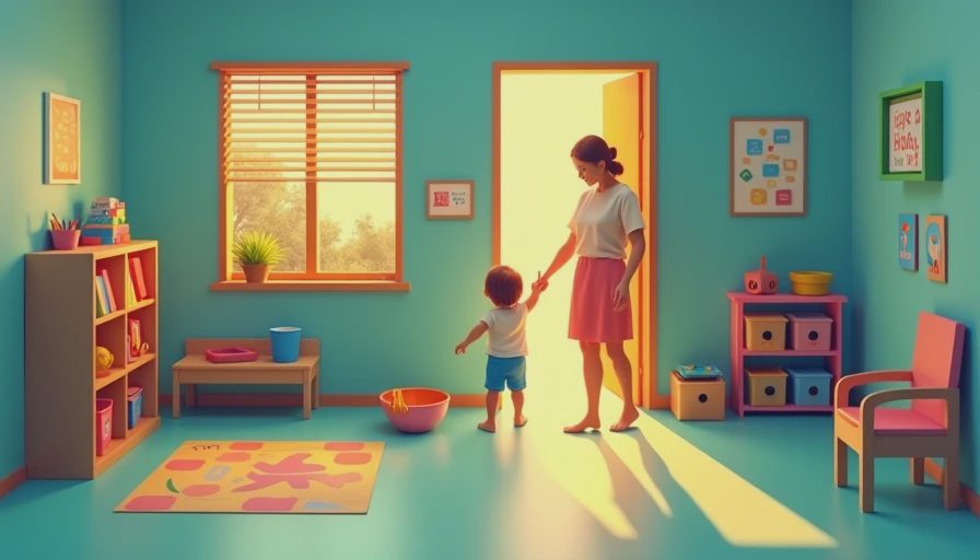 Visual context for separation anxiety in toddlers age 2